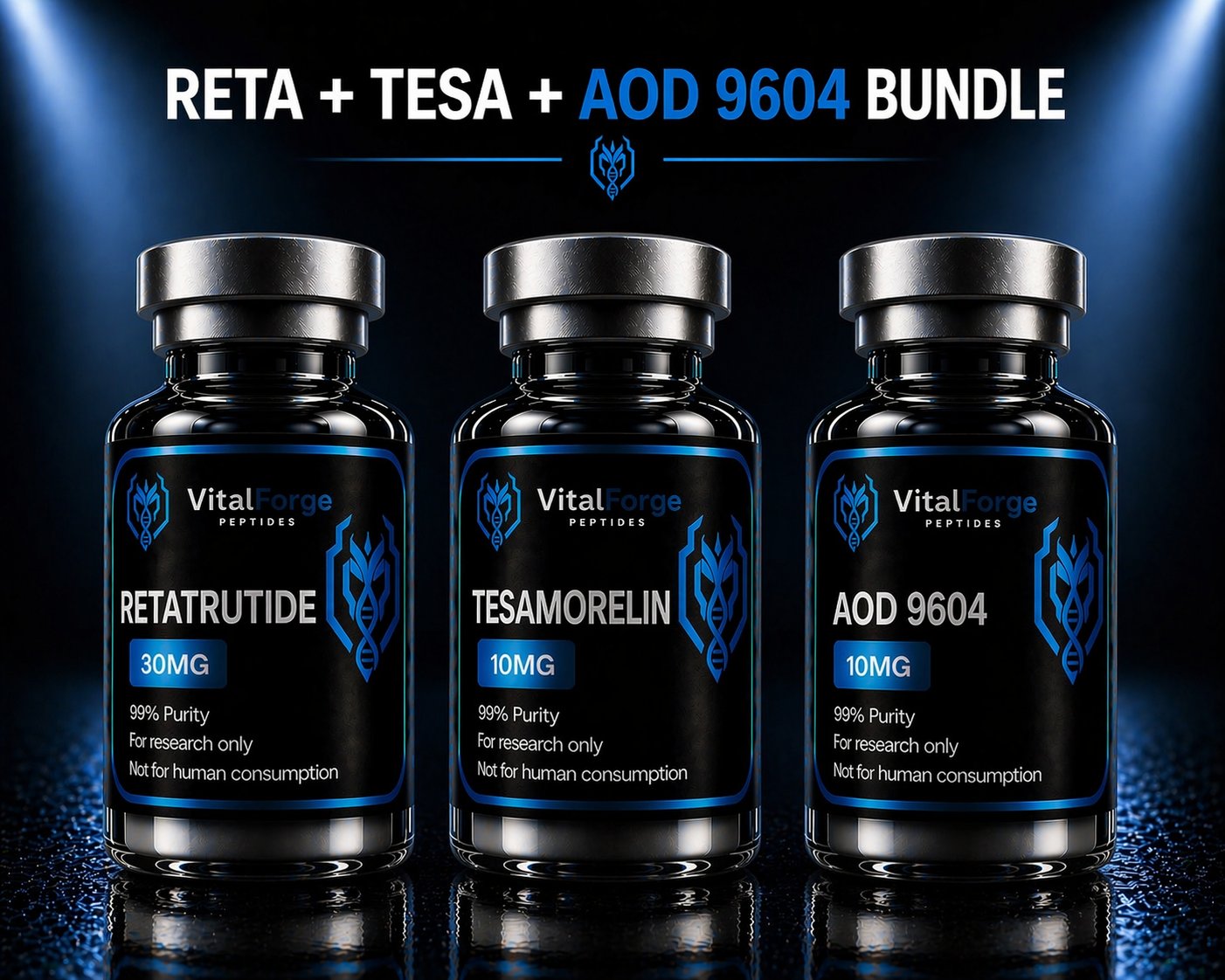 Shred Matrix — Retatrutide + Tesamorelin + AOD-9604 bundle